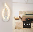 LED Wall Lamps AC85-265V Modern Simple Bedroom Bedside