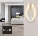 LED Wall Lamps AC85-265V Modern Simple Bedroom Bedside