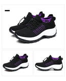 Outdoor Women Walking Sneakers Fashion Jogging Sock Shoes Youth Girls Trainers Breathable Ladies Platform Non-Slip Light Loafers