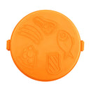 New round microwave pizza sandwich baking pan can be placed in the oven pizza beef burger bread maker