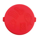 New round microwave pizza sandwich baking pan can be placed in the oven pizza beef burger bread maker
