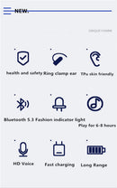 Earphone Clip Wireless Bluetooth Headphone Bone Conduction Headset High Quality