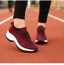 Outdoor Women Walking Sneakers Fashion Jogging Sock Shoes Youth Girls Trainers Breathable Ladies Platform Non-Slip Light Loafers