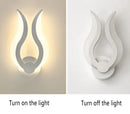 LED Wall Lamps AC85-265V Modern Simple Bedroom Bedside