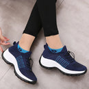 Outdoor Women Walking Sneakers Fashion Jogging Sock Shoes Youth Girls Trainers Breathable Ladies Platform Non-Slip Light Loafers