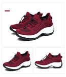 Outdoor Women Walking Sneakers Fashion Jogging Sock Shoes Youth Girls Trainers Breathable Ladies Platform Non-Slip Light Loafers