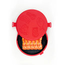 New round microwave pizza sandwich baking pan can be placed in the oven pizza beef burger bread maker