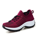 Outdoor Women Walking Sneakers Fashion Jogging Sock Shoes Youth Girls Trainers Breathable Ladies Platform Non-Slip Light Loafers