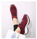 Outdoor Women Walking Sneakers Fashion Jogging Sock Shoes Youth Girls Trainers Breathable Ladies Platform Non-Slip Light Loafers