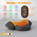 Electric Neck Massager Cervical Pillow Hot Compress Neck Stretch Heating Vibration