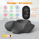 Electric Neck Massager Cervical Pillow Hot Compress Neck Stretch Heating Vibration