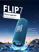 Brand New JBL Flip 7 Kaleidoscope Portable Bluetooth Speaker IP68 Waterproof Deep Bass Outdoor Wireless Audio Player