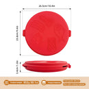 New round microwave pizza sandwich baking pan can be placed in the oven pizza beef burger bread maker